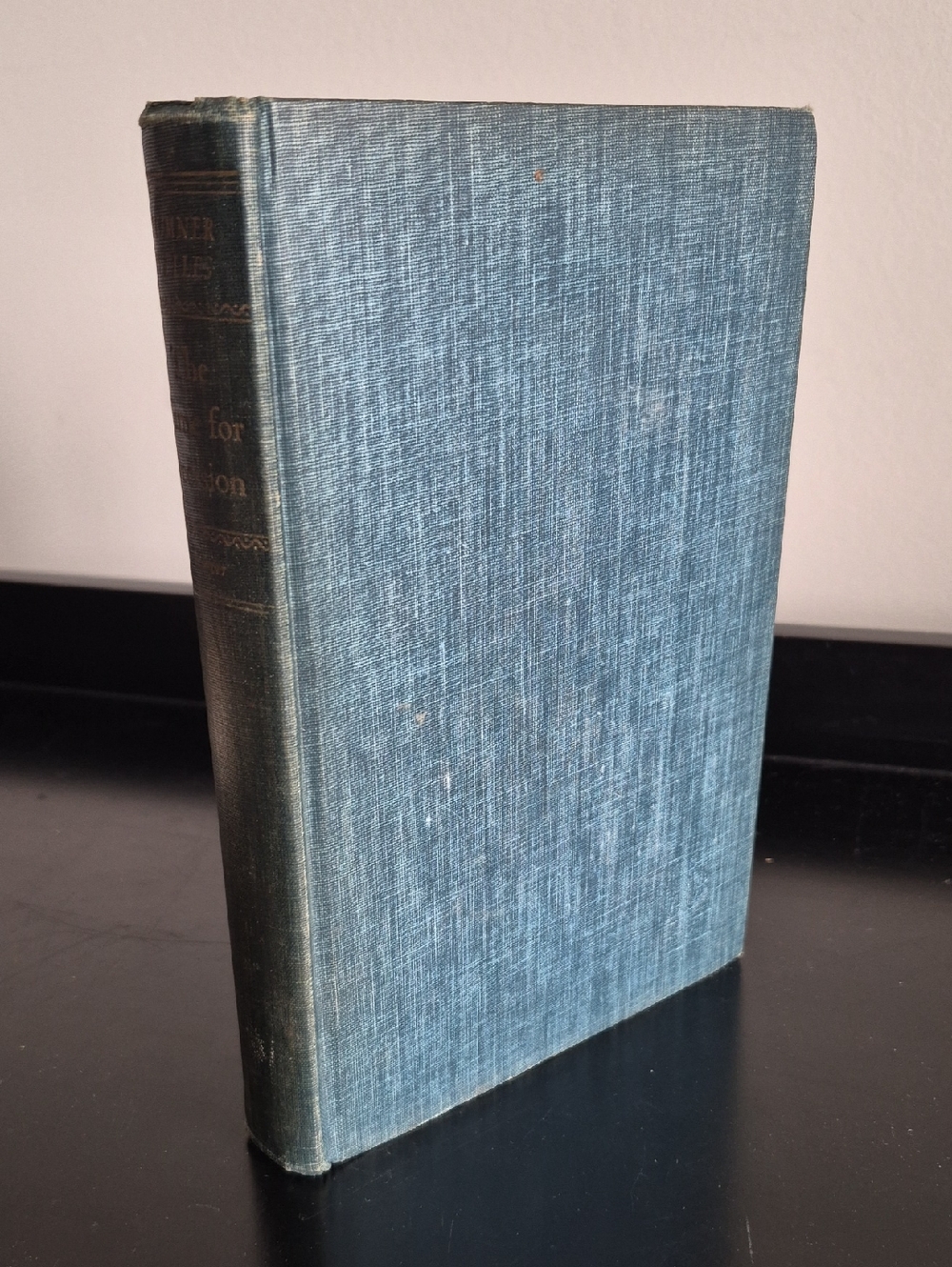 The Time For Decision - 1944 Blue Linen Hardcover Book